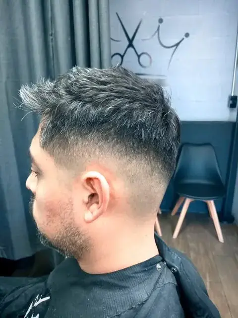 Corte con degradado en los lados